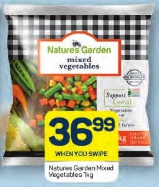 Pick n Pay Natures Garden Mixed Vegetables 1kg offer