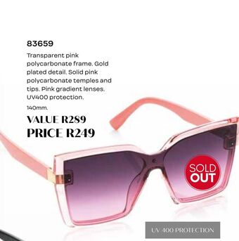 Honey Fashion Accessories Sunglasses offer