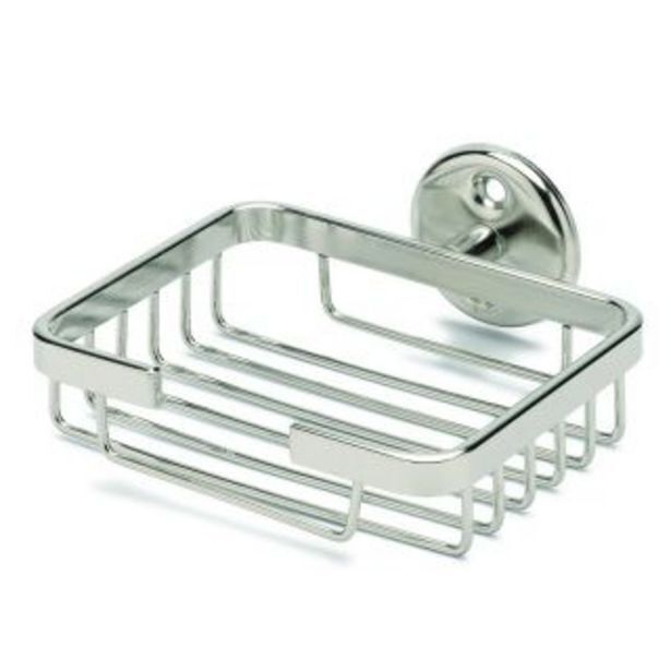 Soap dish, wall mounted, stainless steel offer at Gelmar