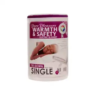 Pure pleasure tie-down electric blanket
