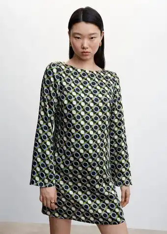 Printed short dress