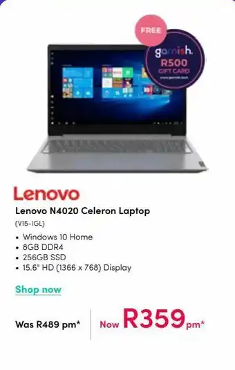 Laptop lenovo