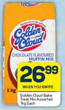 Pick n Pay Golden Cloud Bake Treat Mix Assorted 1kg Each offer
