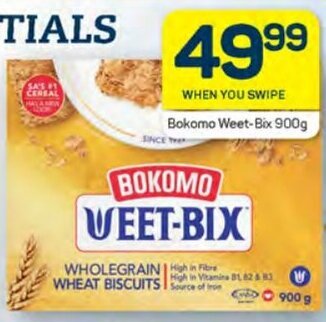 Pick n Pay Bokomo Weet-Bix 900g offer