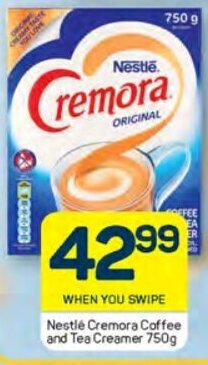 Nestlé Cremora Coffee and Tea Creamer 750g offer at Pick n Pay