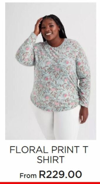 Floral print t-shirt