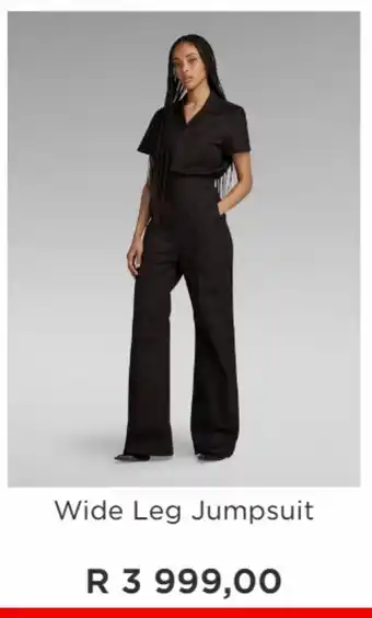 Wide leg jumpsuit