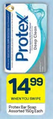 Pick n Pay Protex Bar Soap Assorted 150g Each offer