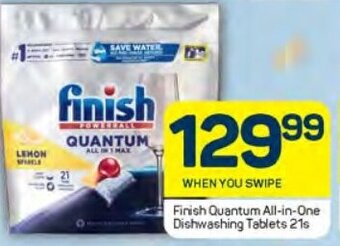 Pick n Pay Finish Quantum All-in-One Dishwashing Tablets 21s offer