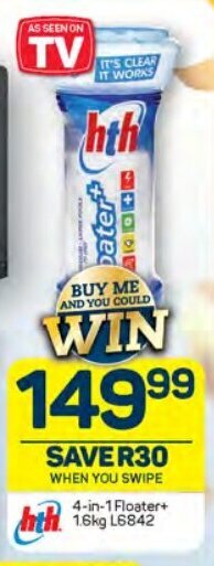 hth 4-in-1 Floater+1.6kg L6842 offer at Pick n Pay