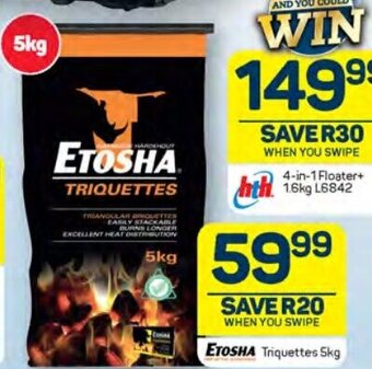 Pick n Pay ETOSHA Triquettes 5kg offer
