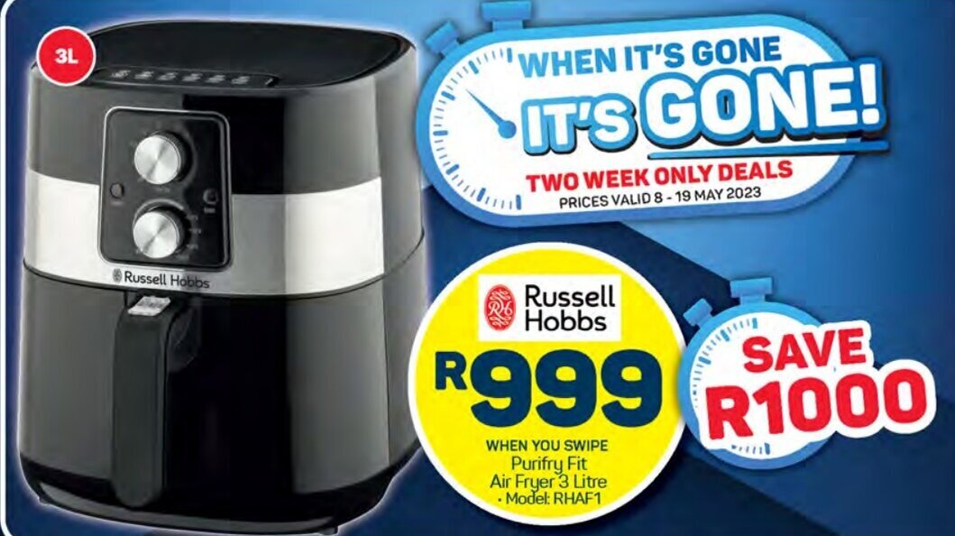Russell Hobbs offer at Pick n Pay