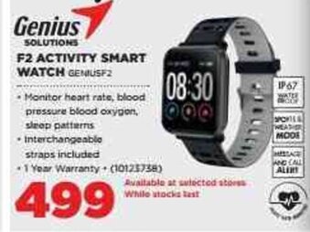 Genius F2 Activity Smart Watch