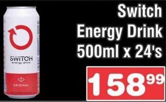 Advance Cash n Carry Switch Energy Drink 500ml x 24's offer