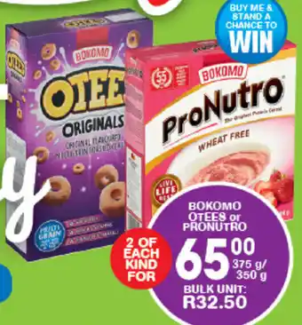 Giant Hyper Bokomo Otees or Pronutro 375g/350g offer