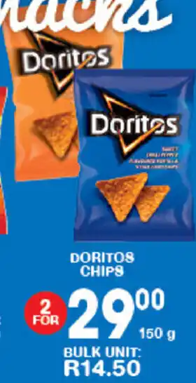 Giant Hyper Doritos Chips 150g offer
