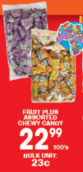 Giant Hyper Fruit Plus Assorted Chewy Candy 100's offer