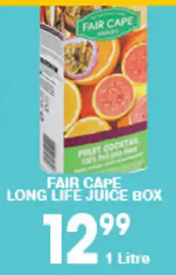 Fair Cape Long Life Juice Box 1 Litre