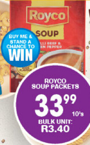 Royco Soup Packets 10's