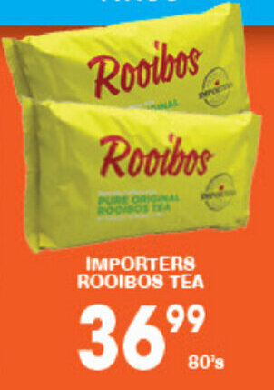 Giant Hyper Importers Rooibos Tea 80's offer