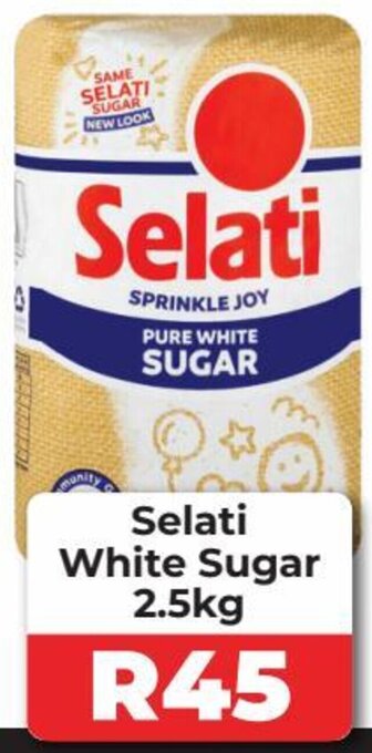 1UP Selati White Sugar 2.5kg offer