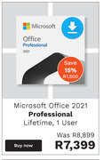 Microsoft office 2021 (professional)