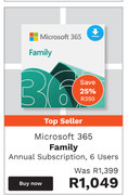 First Shop Microsoft 365 (family) offer