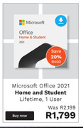 First Shop Microsoft office 2021 (home & student) offer