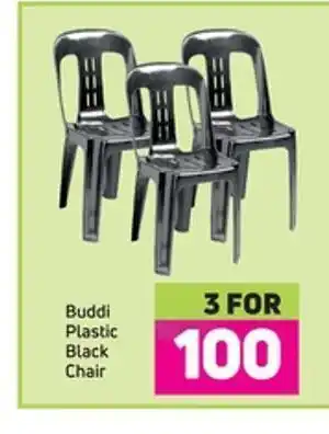 Game Buddi plastic black chair offer