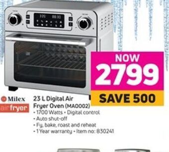 Game 23l digital air fryer oven offer