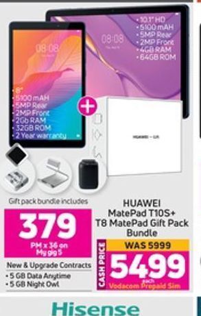 Game Huawei matepad t10s + t8 matepad gift pack bundle offer