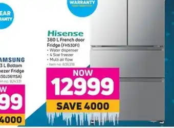 Game 380l  french door fridge offer