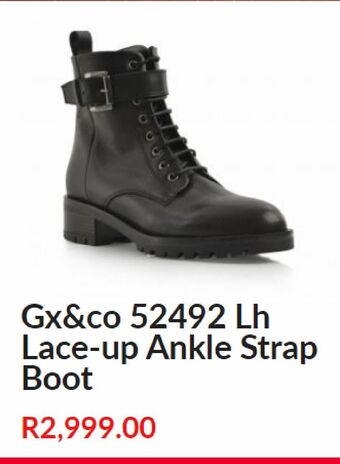 Green Cross Gx&co 52492 lh lace-up ankle strap boot offer