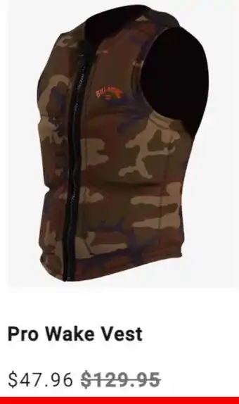 Pro wake vest