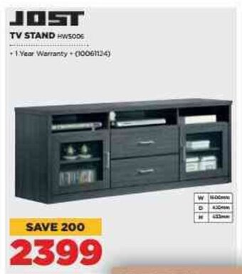 HiFi Corp JOST TV Stand offer