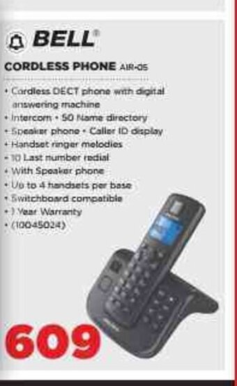HiFi Corp Bell Cordless Phone offer