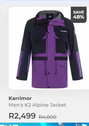 OneDayOnly Men's k2 alpine jacket offer