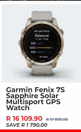 Garmin fenix 7s sapphire solar multisport gps watch