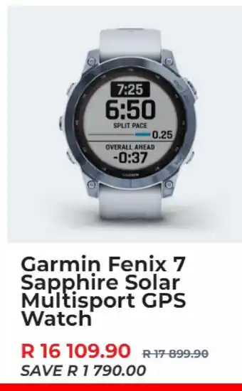 Sportsmans Warehouse Garmin fenix 7 saphire solar multisport gps watch offer