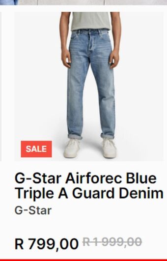 Markham G-star airforec blue triple a guard denim offer