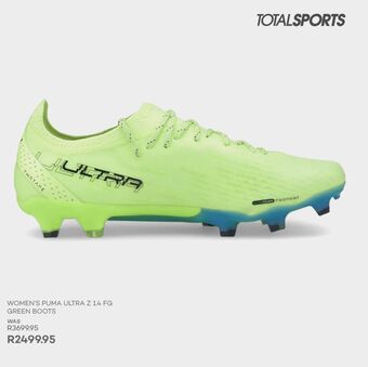 Totalsports Women's puma ultra z 14fg green boots offer
