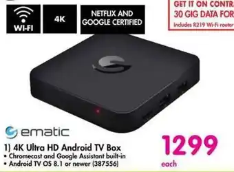 Makro 1) 4K Ultra HD Android TV Box offer