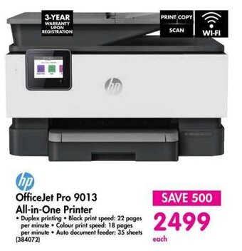 Makro hp OfficeJet Pro 9013 All-in-One Printer offer