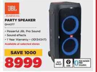 HiFi Corp JBL Party Speaker offer