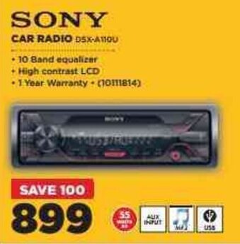 HiFi Corp Sony Car Radio offer