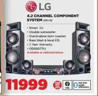 HiFi Corp LG 4.2 Channel Component System offer
