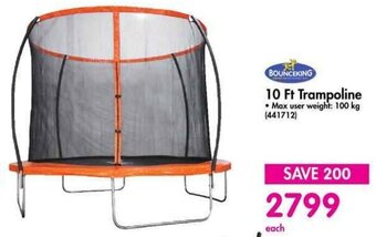 Makro BOUNCEKING 10 Ft Trampoline offer