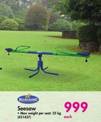 Makro BOUNCEKING Seesaw offer