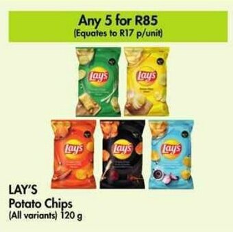 LAY'S Potato Chips (All variants) 120 g