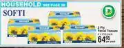Dis-Chem Softi 2 ply facial tissues 4 x 200 pack-per pack offer